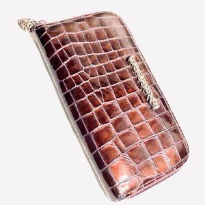 Brighton Mock Croc Zip Wallet